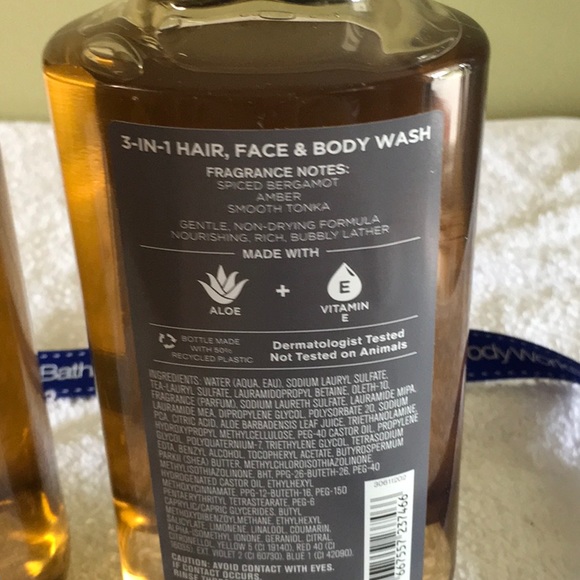 🌟NEW🌟 Bath & Body Works BBW MENS After Dark 2pc set Body Wash (3-in-1) - Picture 3 of 3